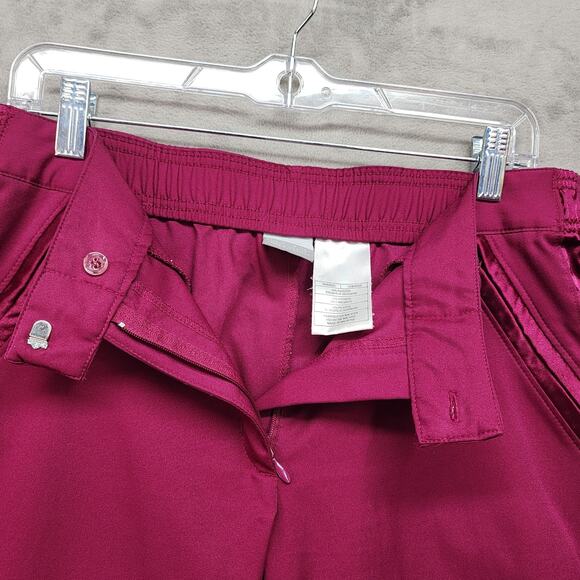 Nike Burgundy Tracksuit Womens Windbreaker XL Jacket + Large Pants Jogging Set - Picture 6 of 16